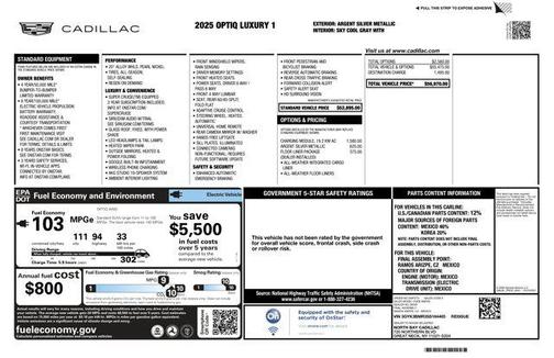 2025 Cadillac OPTIQ Luxury