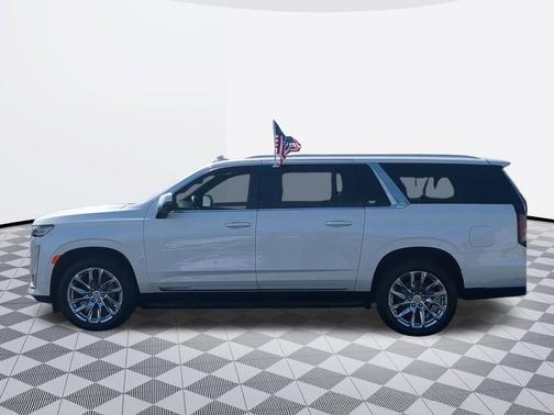Crystal White Tricoat 2023 Cadillac Escalade ESV Premium Luxury