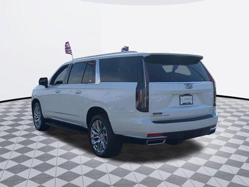 Crystal White Tricoat 2023 Cadillac Escalade ESV Premium Luxury