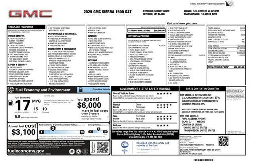 2025 GMC Sierra 1500 SLT