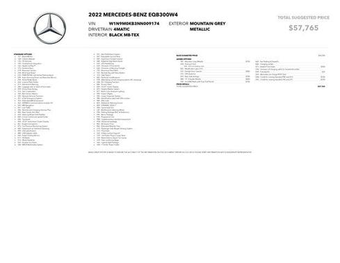 2022 Mercedes-Benz EQB 300 4MATIC