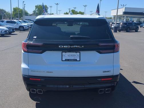 Glacier White Tricoat 2026 GMC Acadia Denali