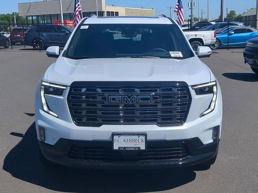 Glacier White Tricoat 2026 GMC Acadia Denali