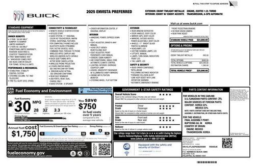 2025 Buick Envista Preferred