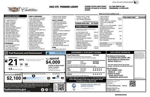 2022 Cadillac CT5 Premium Luxury