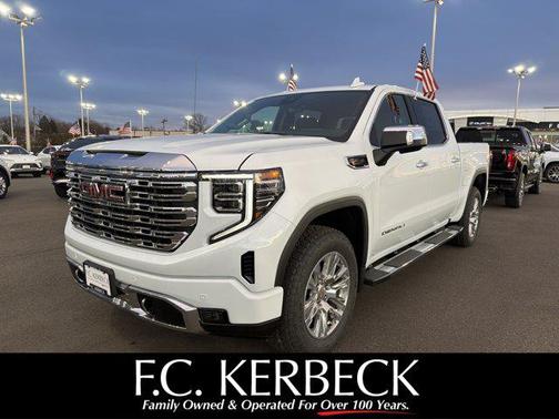 Glacier White Tricoat 2026 GMC Sierra 1500 Denali Truck