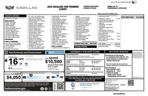 2024 Cadillac Escalade Premium Luxury