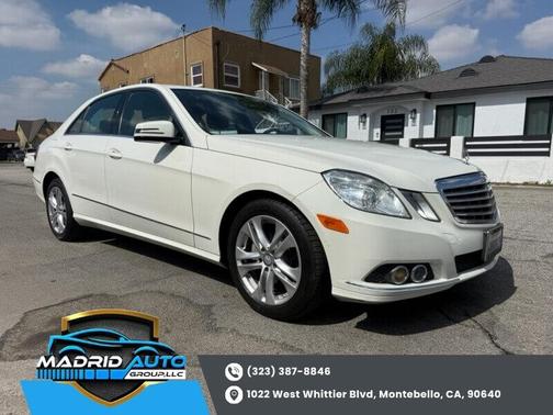 Arctic White 2010 Mercedes-Benz E-Class E 350 Luxury