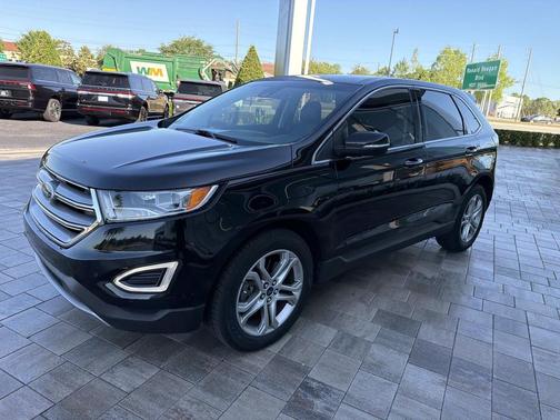 SHADOW BLACK 2018 Ford Edge Titanium