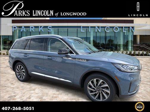 Whisper Blue Metallic Clearcoat 2026 Lincoln Aviator Premiere