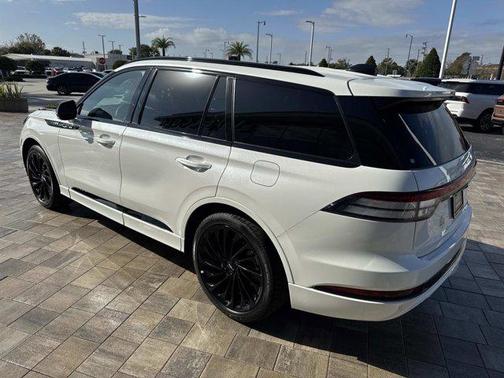 pristine white metallic tri-coat 2026 Lincoln Aviator Reserve
