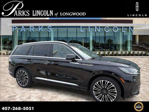 Infinite Black Metallic Clearcoat 2025 Lincoln Aviator Black Label AWD