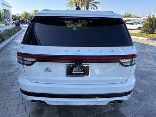 Pristine White Metallic Tri-Coat 2026 Lincoln Aviator Reserve AWD