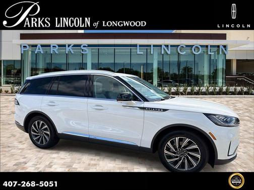 PRISTINE WHITE MET 3C 2026 Lincoln Aviator Premiere