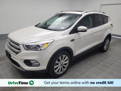 White Platinum Metallic Tri-Coat 2018 Ford Escape Titanium