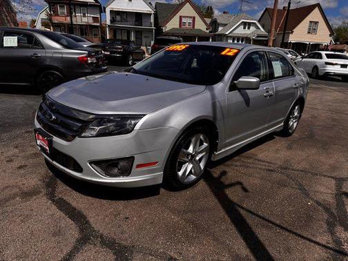 Ingot Silver Metallic 2012 Ford Fusion Sport