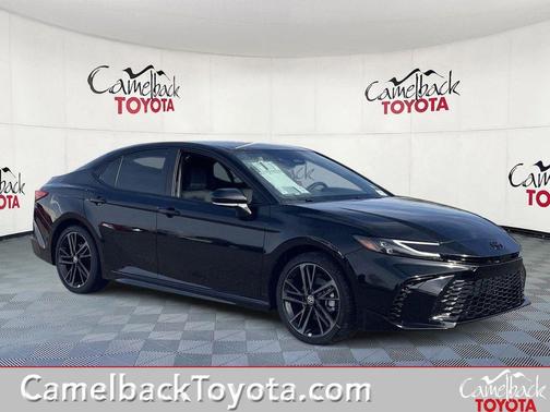 Midnight Black Metallic 2026 Toyota Camry XSE