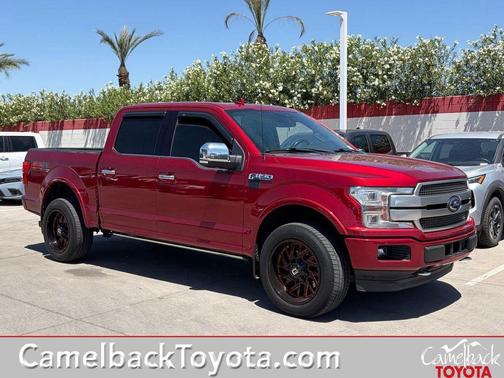 Ruby Red Metallic Tinted Clearcoat 2019 Ford F-150 Platinum