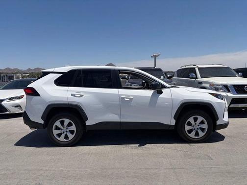 White 2022 Toyota RAV4 LE