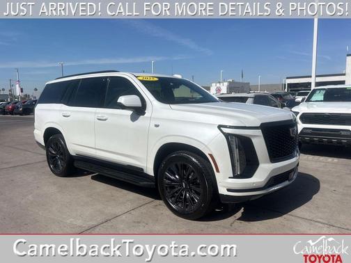 Crystal White Tricoat 2025 Cadillac Escalade Sport