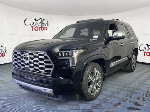 Midnight Black 2025 Toyota Sequoia Capstone