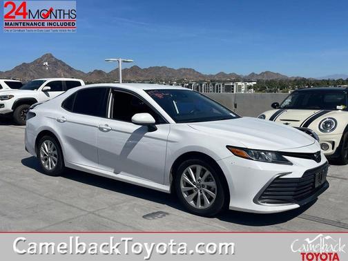 White 2022 Toyota Camry LE