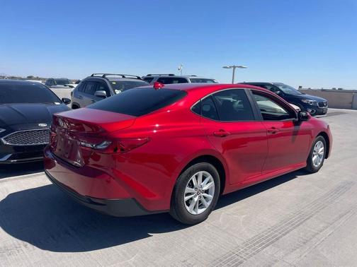 Supersonic Red 2025 Toyota Camry LE