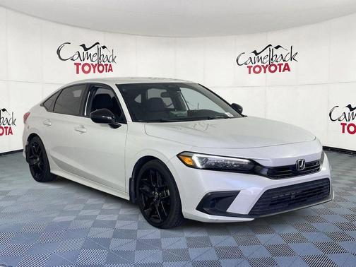 Platinum White Pearl 2023 Honda Civic Sport