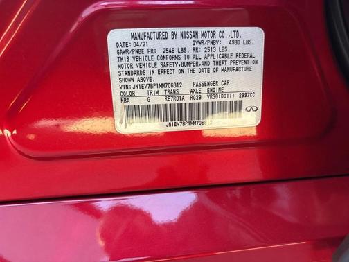 2021 INFINITI Q50 3.0t LUXE