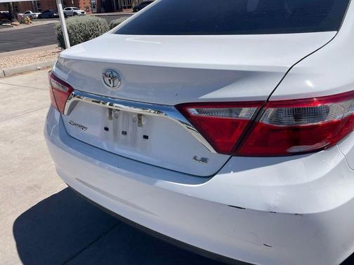 Super White 2015 Toyota Camry LE