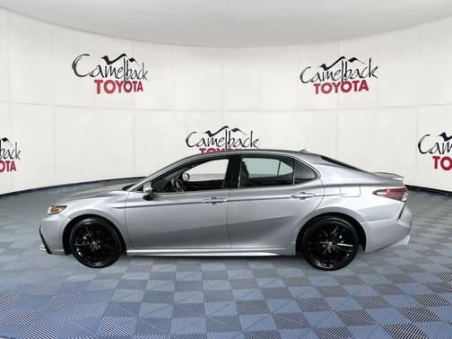 Celestial Silver Metallic 2024 Toyota Camry Hybrid SE