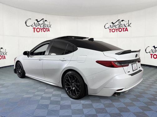 Midnight Black Metallic 2025 Toyota Camry XSE