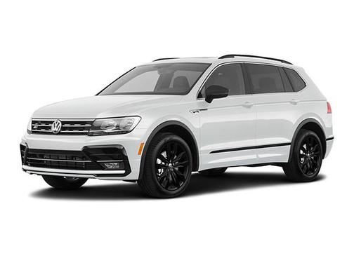 Pure White 2021 Volkswagen Tiguan 2.0T SE R-Line Black 4MOTION