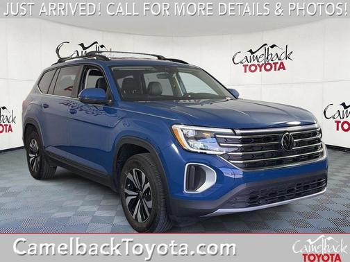 Mountain Lake Blue 2025 Volkswagen Atlas 2.0T SE