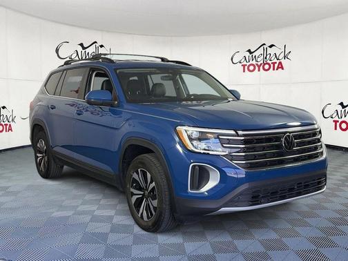 Mountain Lake Blue 2025 Volkswagen Atlas 2.0T SE