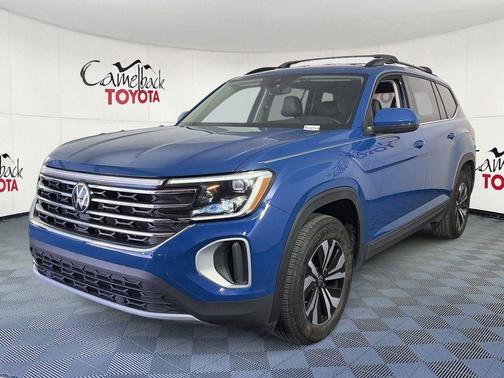 Mountain Lake Blue 2025 Volkswagen Atlas 2.0T SE