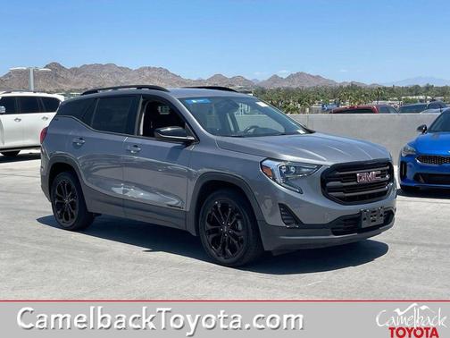 Satin Steel Metallic 2021 GMC Terrain SLE