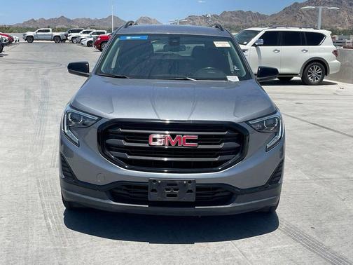 Satin Steel Metallic 2021 GMC Terrain SLE