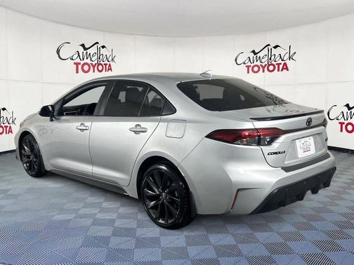 Classic Silver Metallic 2025 Toyota Corolla XSE