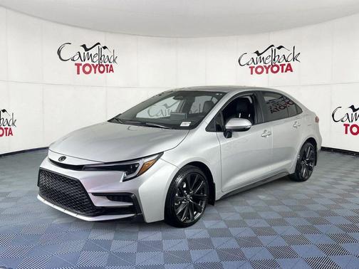 Classic Silver Metallic 2025 Toyota Corolla XSE