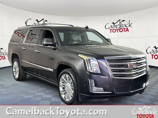 Dark Granite 2018 Cadillac Escalade ESV Platinum