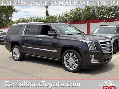 Dark Granite 2018 Cadillac Escalade ESV Platinum