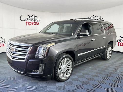 Dark Granite 2018 Cadillac Escalade ESV Platinum