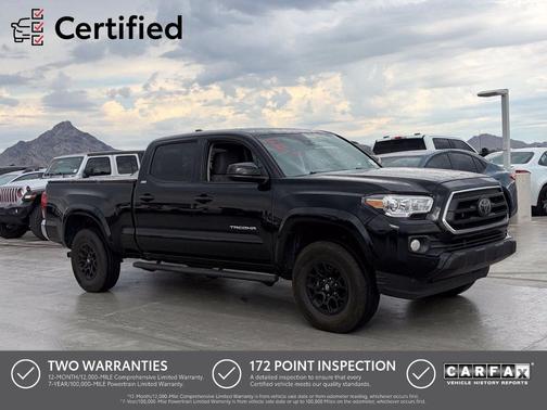 Midnight Black Metallic 2022 Toyota Tacoma SR5