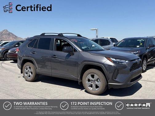 Magnetic Gray Metallic 2024 Toyota RAV4 Hybrid LE