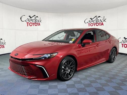 Supersonic Red 2025 Toyota Camry XSE