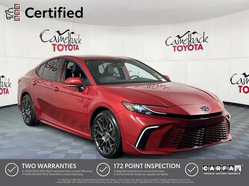 Supersonic Red 2025 Toyota Camry XSE