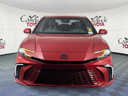 Supersonic Red 2025 Toyota Camry XSE