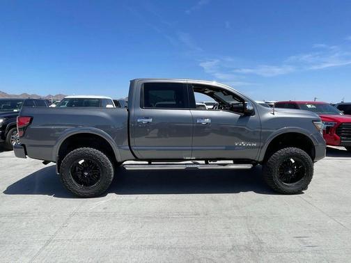 Gun Metallic 2021 Nissan Titan Platinum Reserve