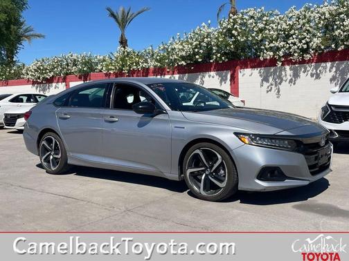 Lunar Silver 2022 Honda Accord Hybrid Sport